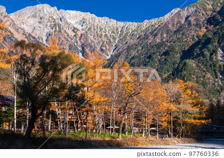 《Nagano Prefecture》 Autumn Kamikochi, the peak of autumn colors 《Nagano Prefecture》 Autumn Kamikochi, the peak of autumn colors 97760336