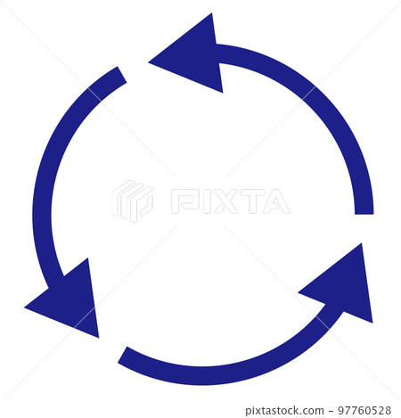 Cycle diagram I dark blue Cycle diagram I dark blue 97760528