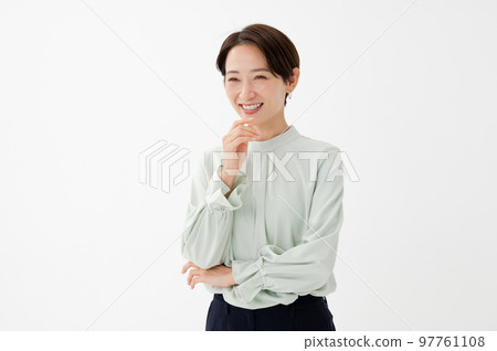 Talking woman　 97761108