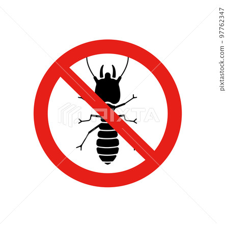 Termites and termites vector icon illustration (prevention) 97762347
