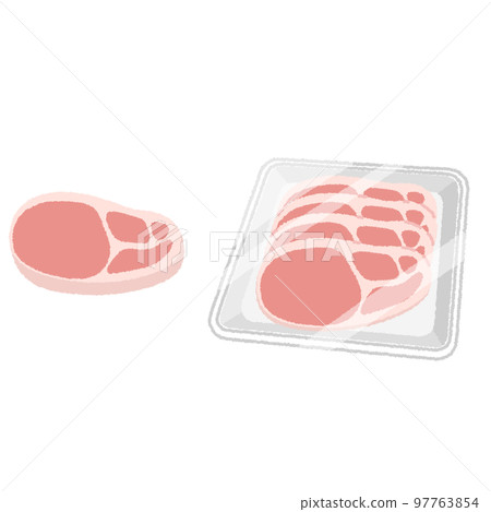 豬肉(里脊肉)的插圖 豬肉(里脊肉)的插圖 97763854