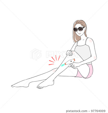 Female leg laser hair removal hair removal machine home use beautiful legs beauty smile skin trouble 97764009
