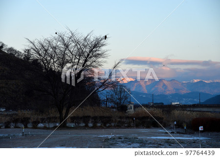 12月的千曲川周邊風景 97764439