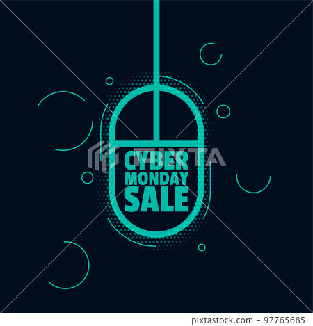 Cyber monday sale template banner for online shopping 97765685
