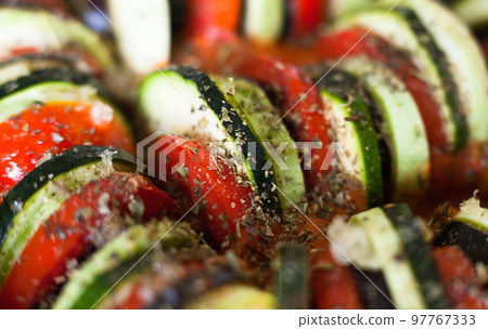 Ratatouille. French dish. Close-up. 97767333