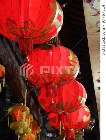 中式節慶元宵紅燈籠 中式節慶元宵紅燈籠 97767514