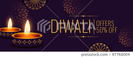 nice happy diwali festival sale banner with oil lamp design nice happy diwali festival sale banner with oil lamp design 97768004