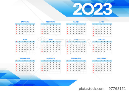 One page wall calendar template for 2023 year One page wall calendar template for 2023 year 97768151
