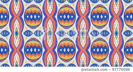 Geometric ethnic print. Grunge navajo ornament. Geometric ethnic print. Grunge navajo ornament. 97770096