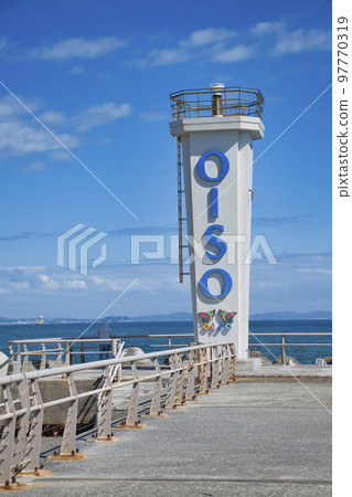 [Kanagawa Prefecture] Lighthouse at Oiso Port 97770319