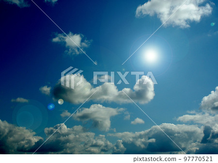 Cloudy sky background Cloudy sky background 97770521