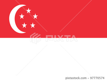 國旗-新加坡- 國旗-新加坡- 97770574