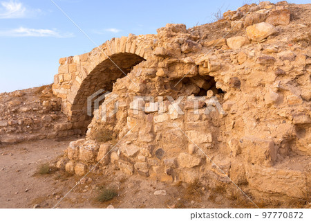 Medieval Crusaders Castle in Al Karak, Jordan 97770872