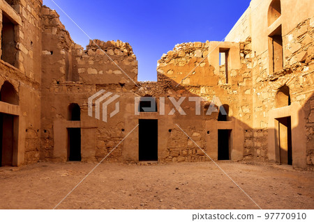Desert castle Qasr Kharana, Al Kharaneh, Jordan 97770910
