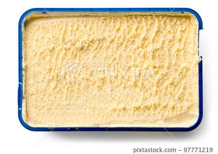 box of vanilla ice cream box of vanilla ice cream 97771219