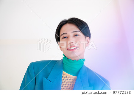 Korean fashion male portrait genderless unisex 97772188