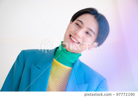 Korean fashion male portrait genderless unisex 97772190