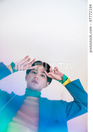 Korean fashion male portrait genderless unisex 97772194