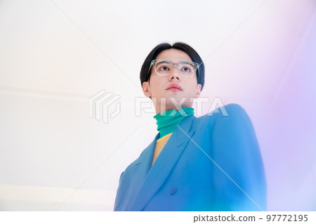 Korean fashion male portrait genderless unisex 97772195