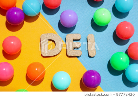 Concept of Diversity, Inclusion and Equality, conceptual photos 97772420