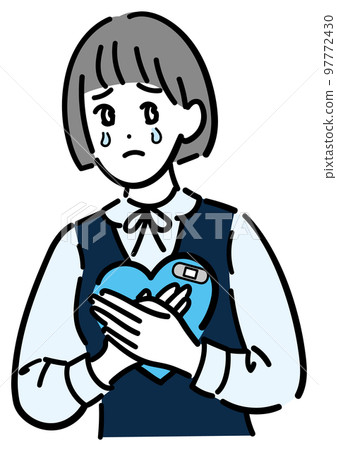 有煩惱的女初中生 97772430