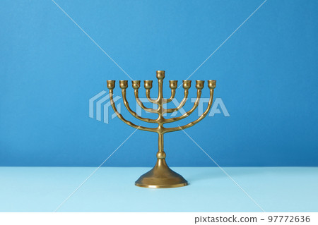 Concept of Jewish holiday, compositions for Hanukkah 97772636