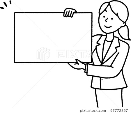 矢量職業女性 97772867