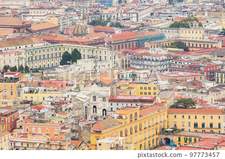 View of Naples, Italy 97773457