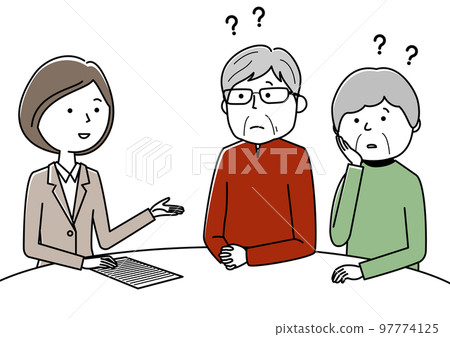與穿著西裝的女人會面進行諮詢 97774125
