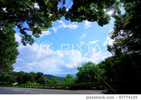 From Nara Okuyama Driveway towards Fujiwarakyo 97774185