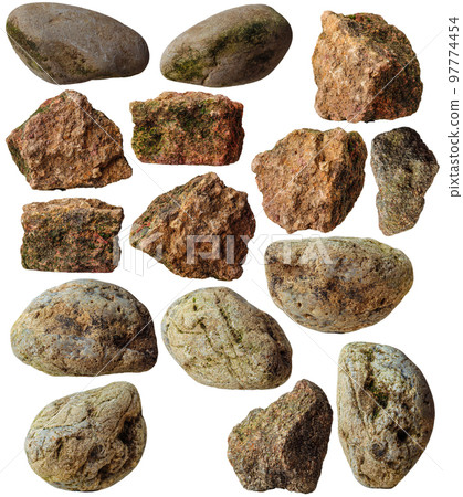 collection of different types of rocks collection of different types of rocks 97774454