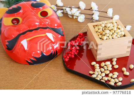 Setsubun bean-throwing image Setsubun bean-throwing image 97776818