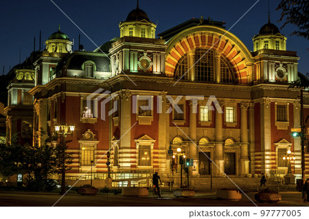 Nakanoshima Public Hall at night Nakanoshima Public Hall at night 97777005