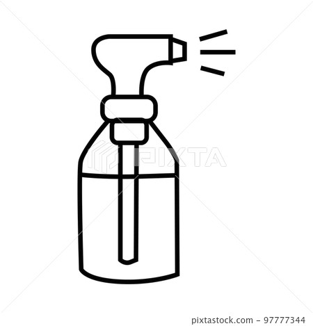 Pulverizer with bottle. Paint and water spray plastic tool Pulverizer with bottle. Paint and water spray plastic tool 97777344