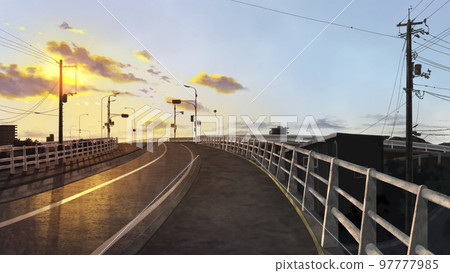 [背景圖]路對橋 97777985
