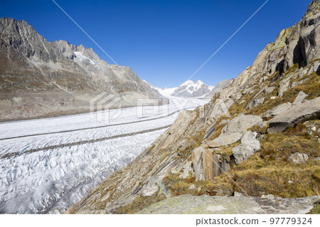 Great Aletsch Glacier (Valais, Switzerland) Great Aletsch Glacier (Valais, Switzerland) 97779324
