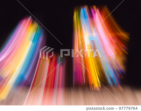 Blur unfocused warehouse background. Bokeh blurred background Blur unfocused warehouse background. Bokeh blurred background 97779764