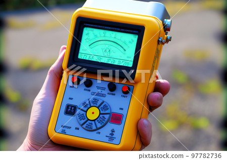 Special device for indicating radiation hazard level 97782736