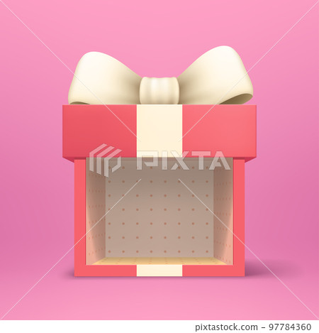 gift box with open side pink backdrop gift box with open side pink backdrop 97784360