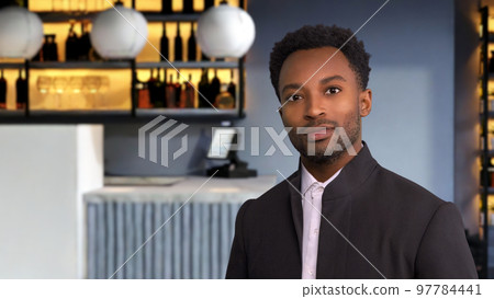 bar owner businessman in restaurant coffee shop waiter working professional bar owner businessman in restaurant coffee shop waiter working professional 97784441