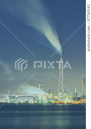 工廠夜景 97784541