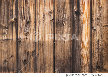 Boarded wall old wood plank pattern 97786212