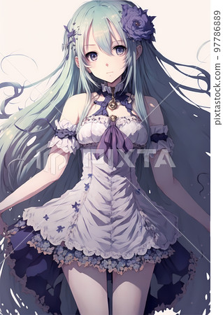 公主蘿莉甜美蘿莉少女「AI 生成影像」 97786889