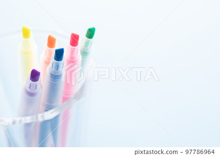 熒光筆文具形像素材 97786964