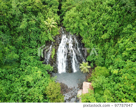 Kepirohi waterfall in Pohnpei, Micronesia 97787047