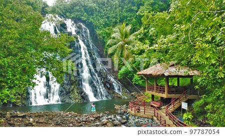 Kepirohi waterfall in Pohnpei, Micronesia 97787054