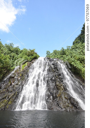 Kepirohi waterfall in Pohnpei, Micronesia 97787069