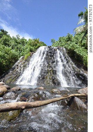 Kepirohi waterfall in Pohnpei, Micronesia 97787073