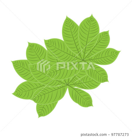 Leaf Logo Green Plant Design Leaves Of Trees Product Brand Template Illustration 97787273