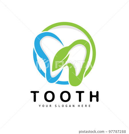 Tooth logo, Dental Health Vector, Care Brand Illustration Tooth logo, Dental Health Vector, Care Brand Illustration 97787288